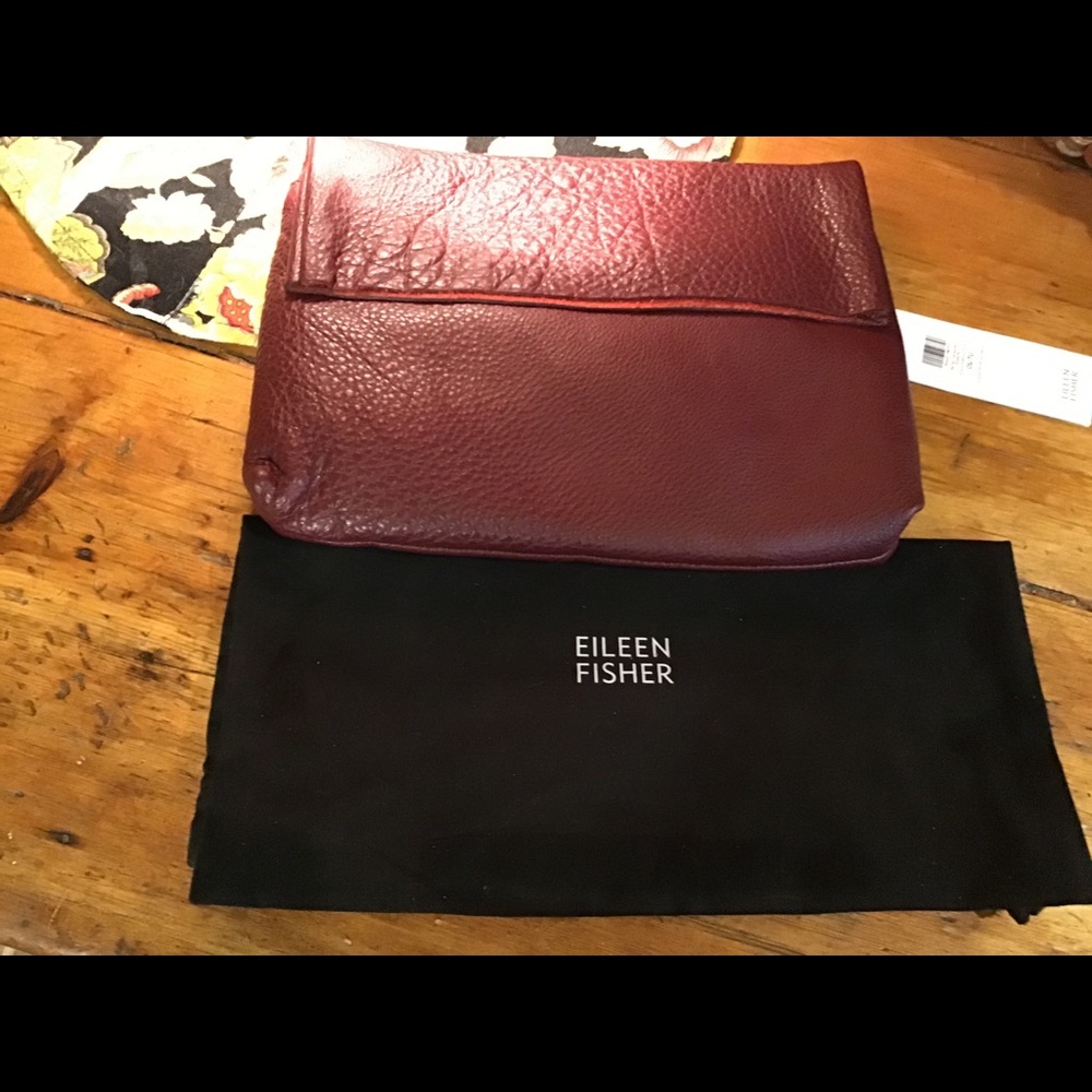 Eileen fisher fold over purse